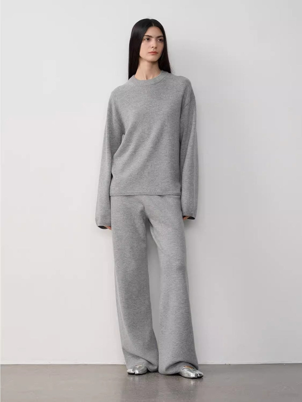 Fireladyfur Women's Merino Wool Knit Outfit Winter.