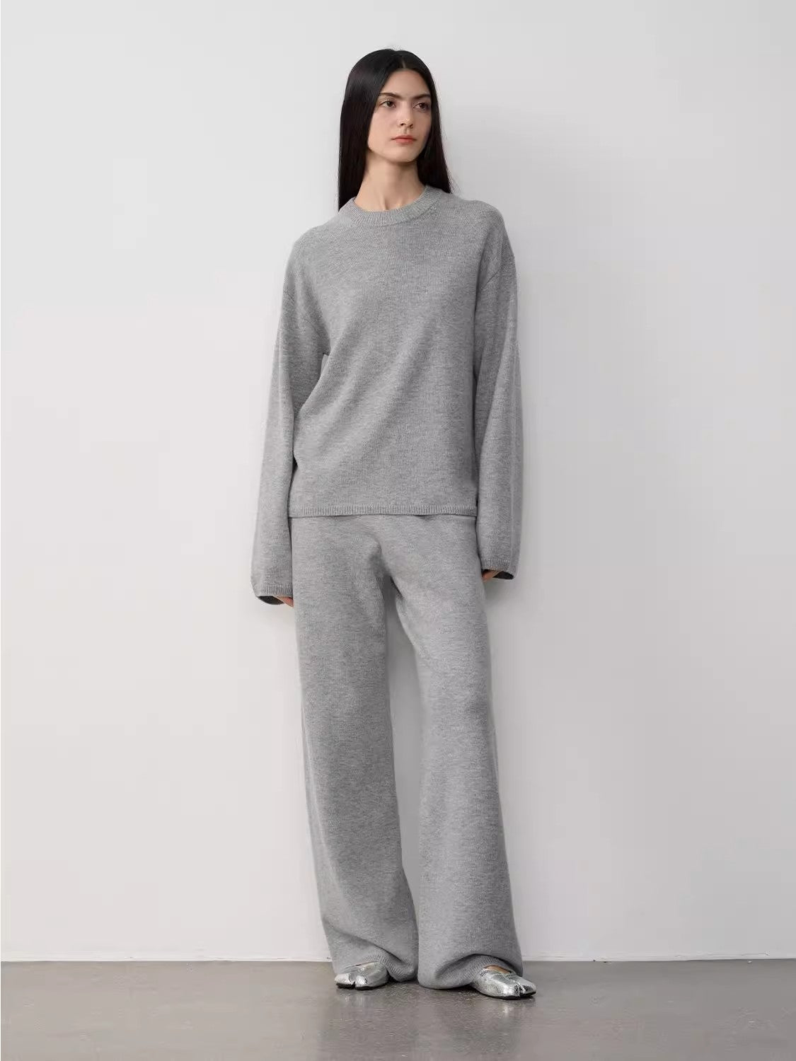 Fireladyfur Women's Merino Wool Knit Outfit Winter.