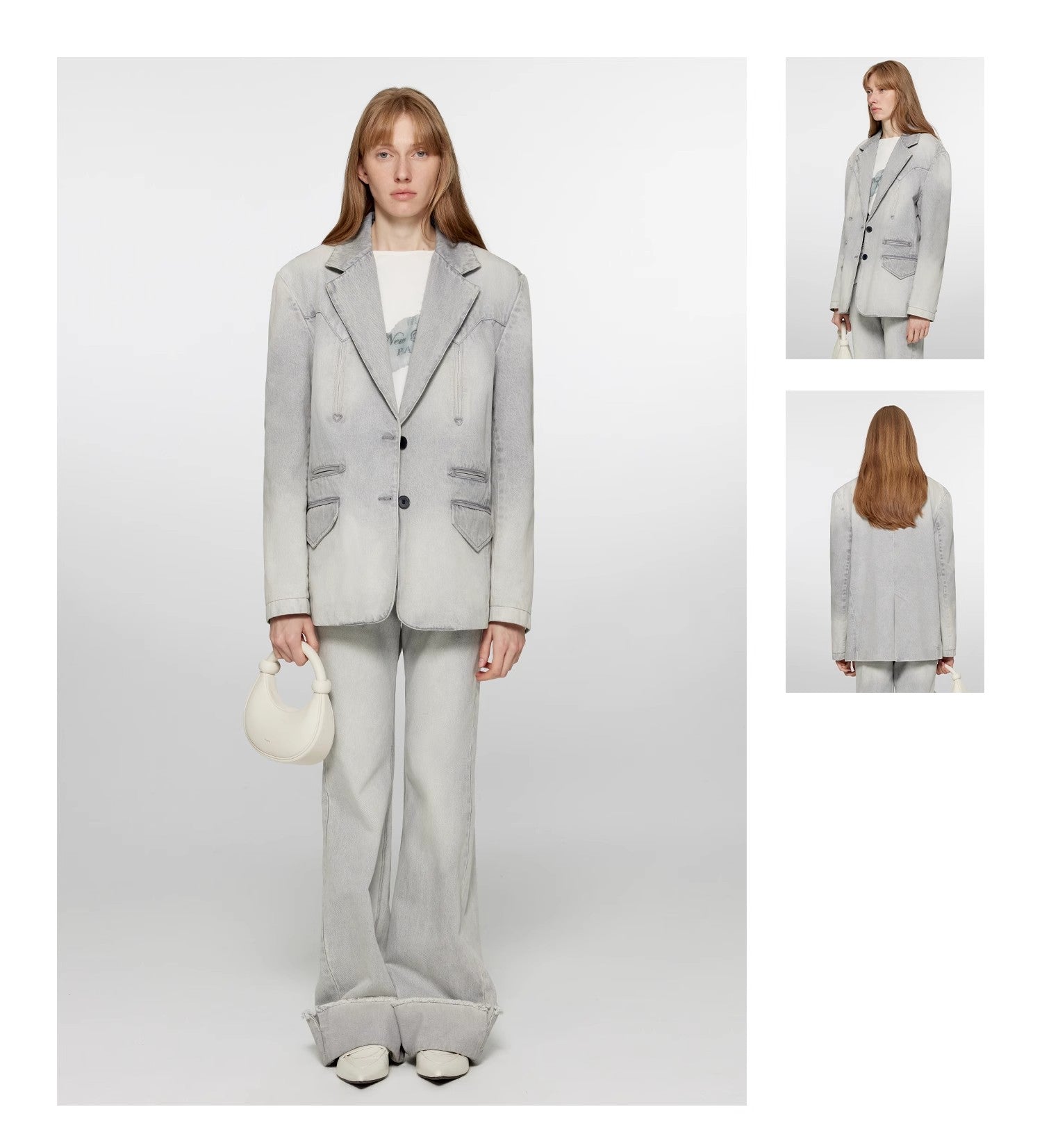 Deconstructed Denim Jacket - Sculptural Tailoring. - BLCIamSurrealArtFashion