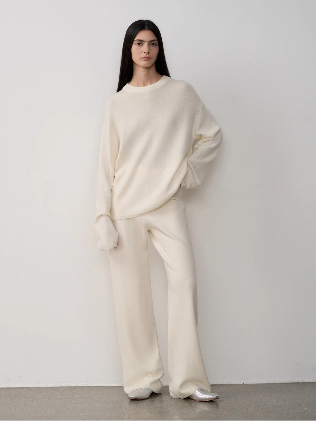 Fireladyfur Women's Merino Wool Knit Outfit Winter.