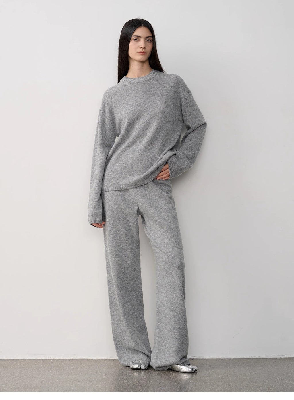 Fireladyfur Women's Merino Wool Knit Outfit Winter.