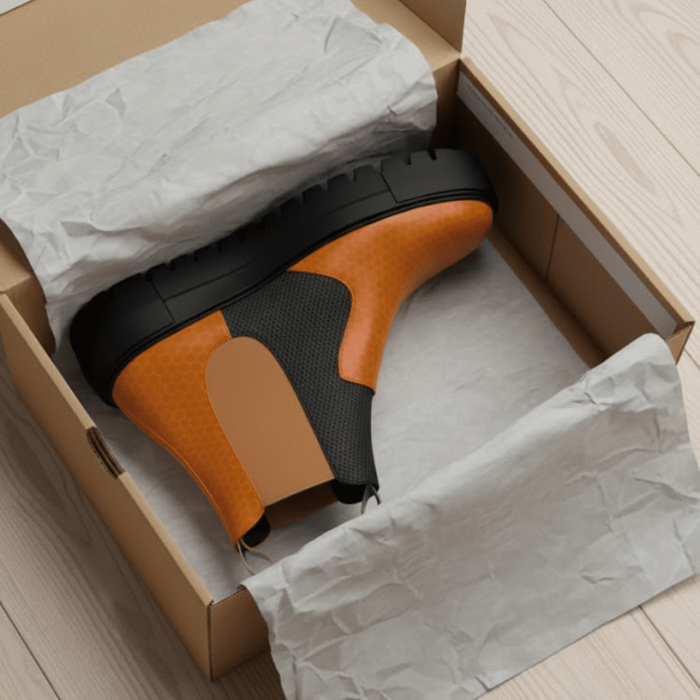 BYMANYC Broadway Essence Platform Chelsea Boots - Sculptural Two - Tone Ankle Boots - BLCIamSurrealArtFashion