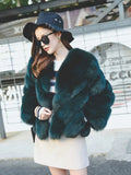 Furry Faux Fur Coat - BLCIamSurrealArtFashion