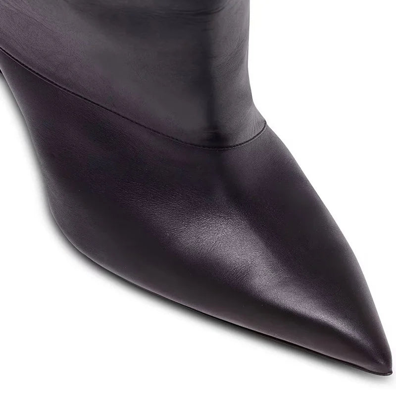 Sculptural Wrap Ankle Boots - BLCIamSurrealArtFashion