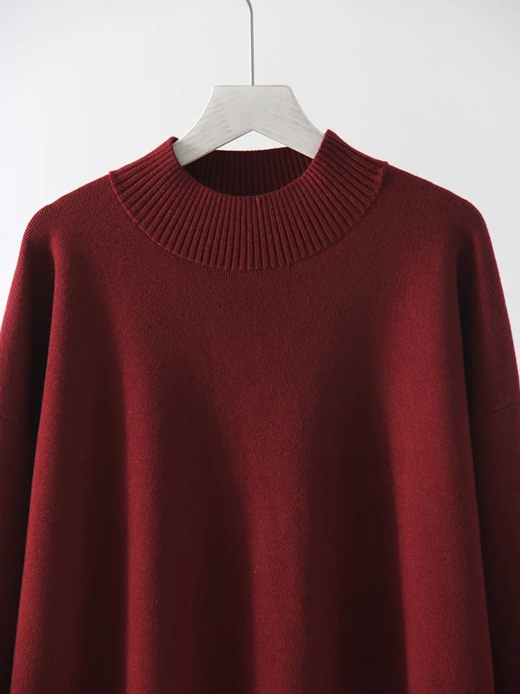 Burgundy Luxe Knit Set - BLCIamSurrealArtFashion