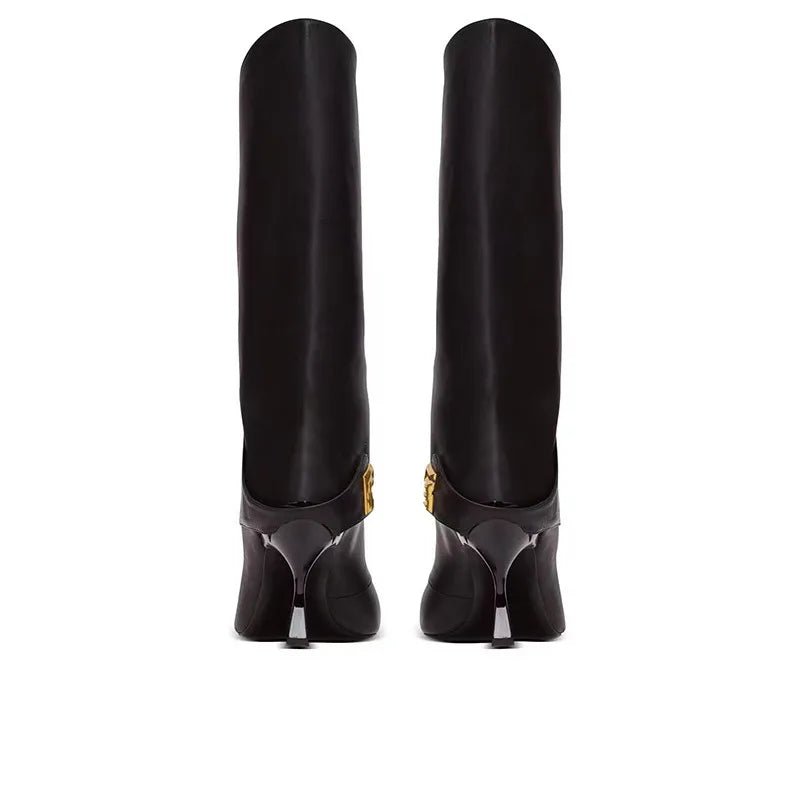 Sculptural Wrap Ankle Boots - BLCIamSurrealArtFashion