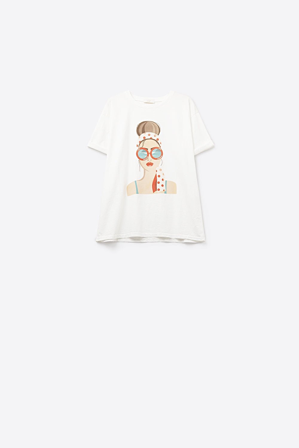 Vintage Girl Graphic Tee - Made in Italy - BLCIamSurrealArtFashion