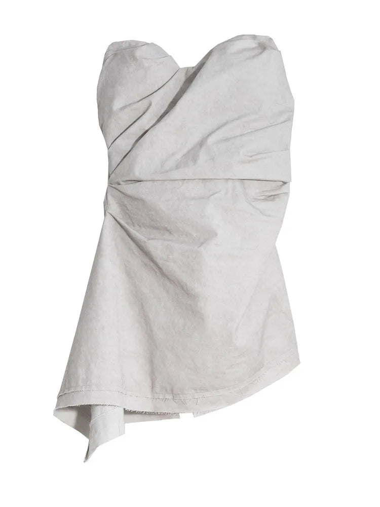 Hantuki Layered Tube Top. - BLCIamSurrealArtFashion