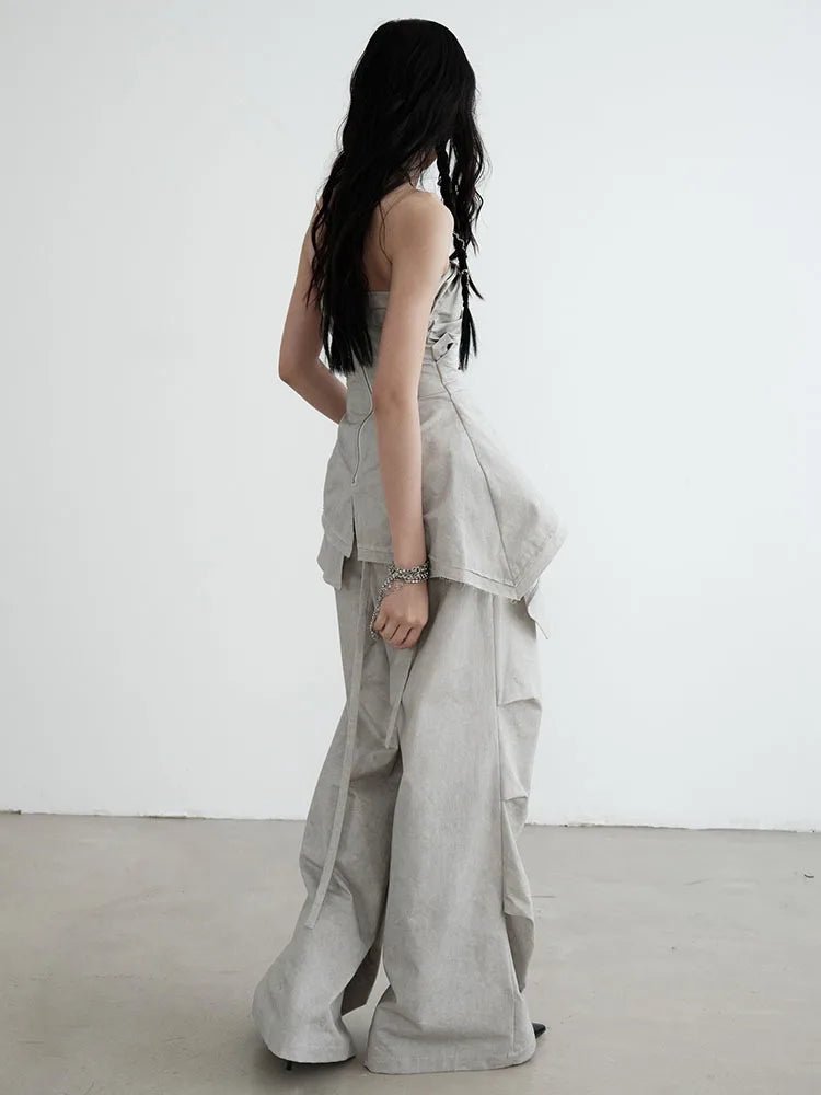 Hantuki Layered Tube Top. - BLCIamSurrealArtFashion